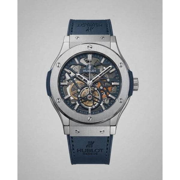 Hublot Classic Fusion Tourbillon SILVER Blue