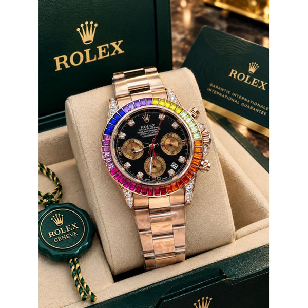 Rollex Daytona rainbow edition