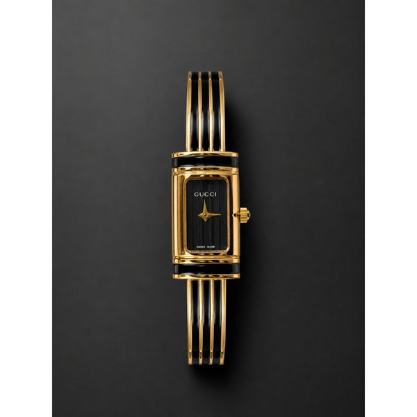 Gucc ci bamboo analog ladies black 702