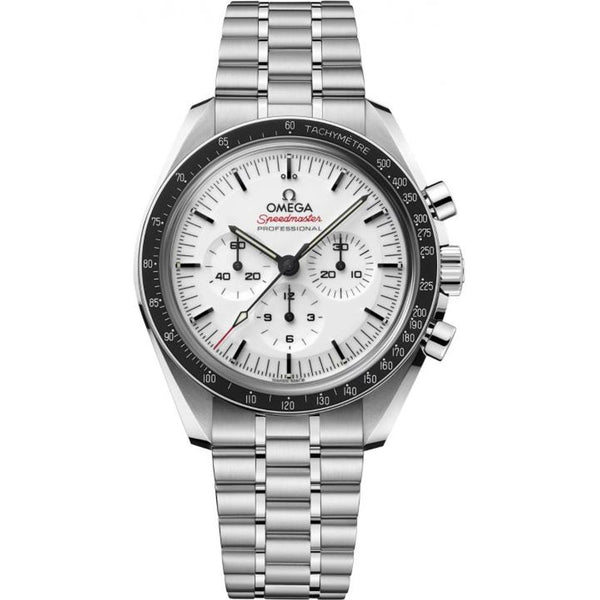 Omegha Speedmaster Moonwatch Professional silver white Chronograp