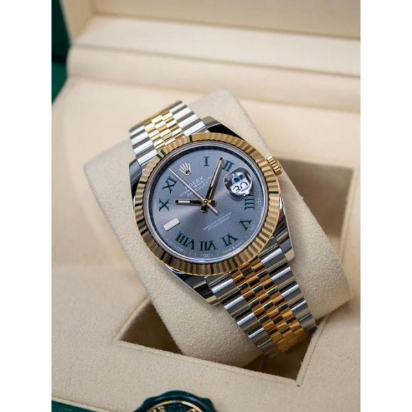 Rollex Oyster perpetual Date Just Automatic Gold heavy 480