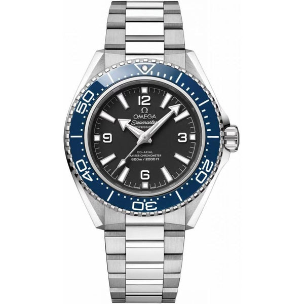 Omegg_a Seamaster Planet Ocean 600M Co-Axial Master Chronometer metal Silver blue black