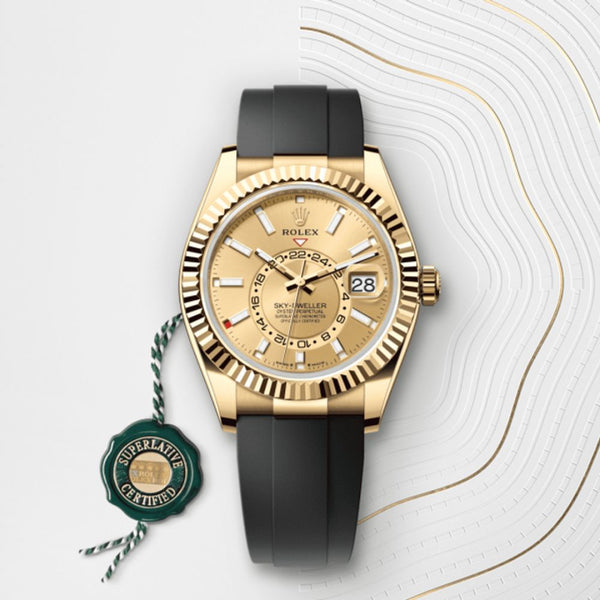 ROLLEX SKY-DWELLER AUTOMATIC WATCH M-8