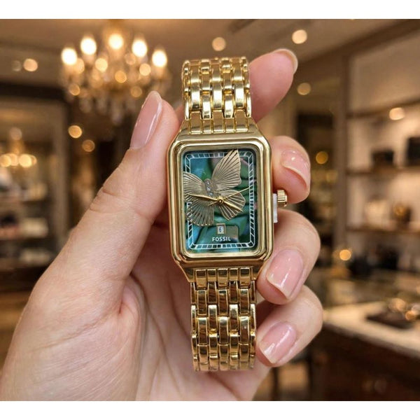 FOSIL RAQUEL BUTTERFLY GOLD WATCH FOR HER 1051