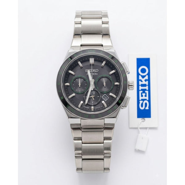 Seiko Astron Silver Black Dial