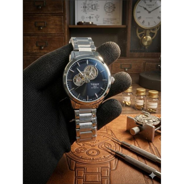 TISOT AUTOMATIC POWERMATIC SILVER BLACK 446