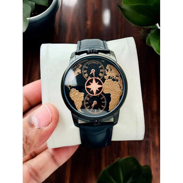 Jacob & Co. The World Is Yours Dual Time Zone Black Copper