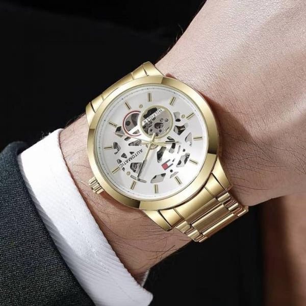 Tommy Hilfige Automatic Skeleton Dial (Back Open)