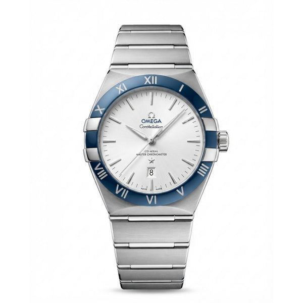 Omegg_a Constellation Co-Axial Chornometer white Dial silver Chorno