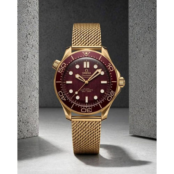 Omegg_a seamaster diver 300M automatic gold