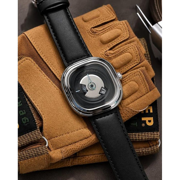 Seven Friday PE201 Black Silver