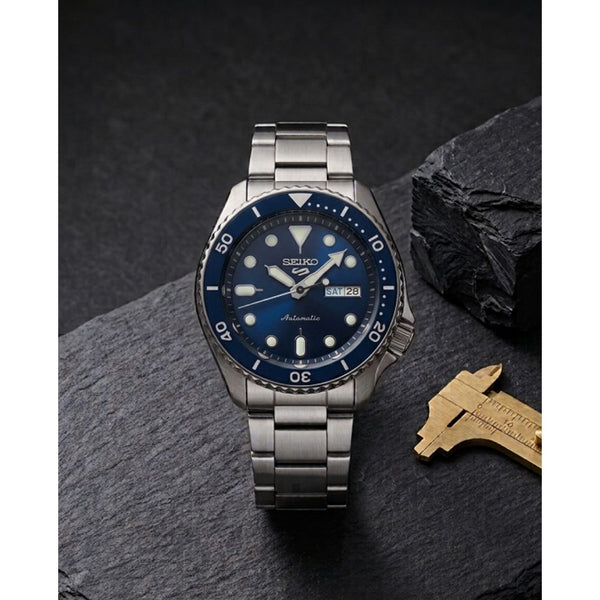 Seiko 5 Sports SRPK31K1 Silver Blue Dial