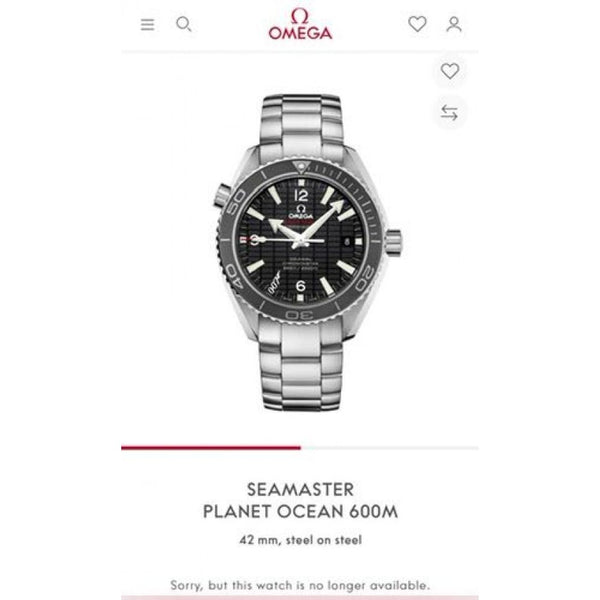 seamaster planet ocean 600m