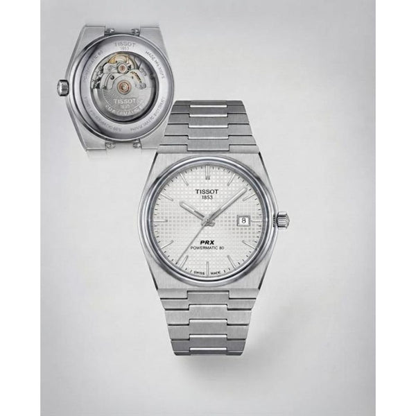 Tissoo_t 1853 Prx Automatic Top Quality silver white