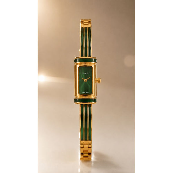 GUCCCI BAMBOO LADY ANALOG GREEN 733