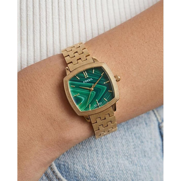 Fossii_l x Nick Jonas Ladies Gold Green 01