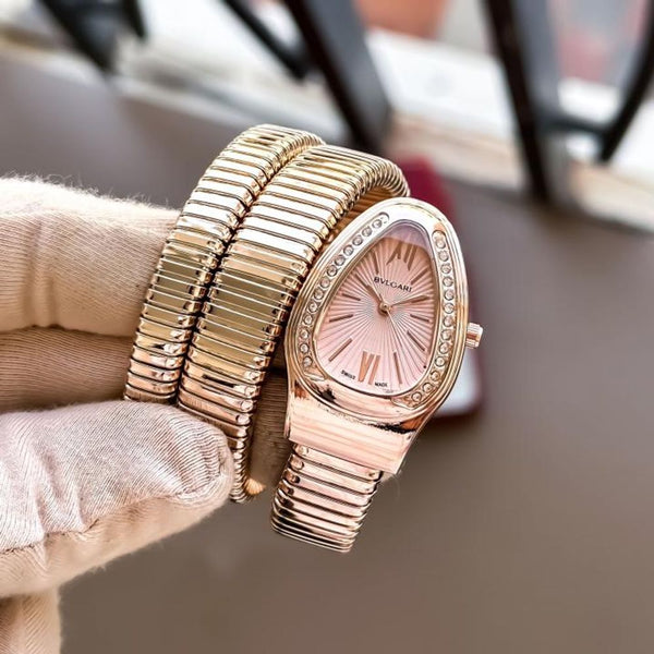 BVLGAR_I LADIES ROSE GOLD DAIL WATCH