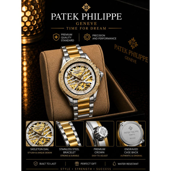 Patek Philipe Sekeleton Quartz