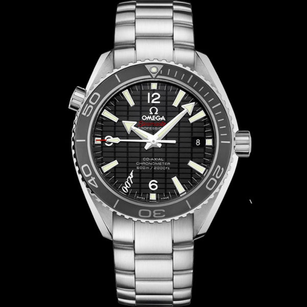 Omegg_a Seamaster Planet Ocean 600M silver Black