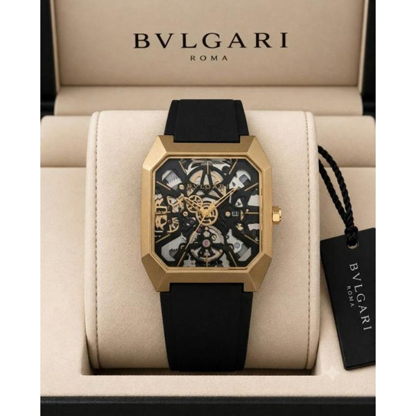Bvlgari Octo Skeleton Gold-Black