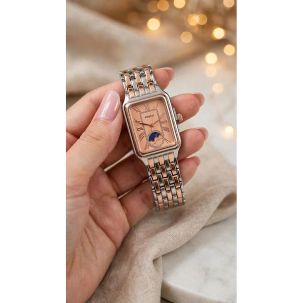 Fossiil Women ES5398 Sunmoon Rosegold Two Tone