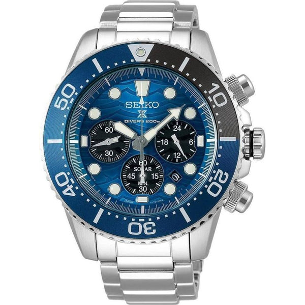 Seiko Prospex SSC741P1 solar chronograph divers