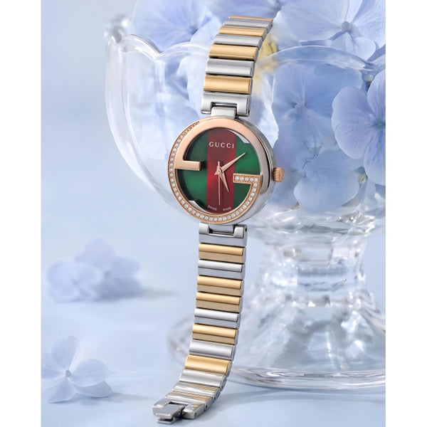 Guchi Interlocking G 2Ton Rose-Gold