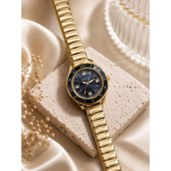 SWAROVSK DEXTERA LADY ANALOG GOLD BLACK 1051