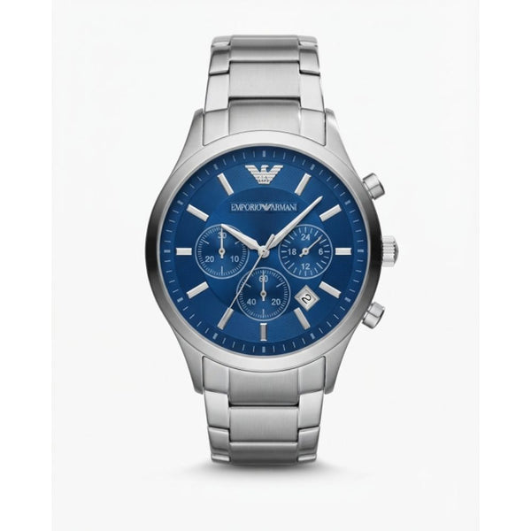 Emporio Arrwa%! Classic Silver Blue Dial