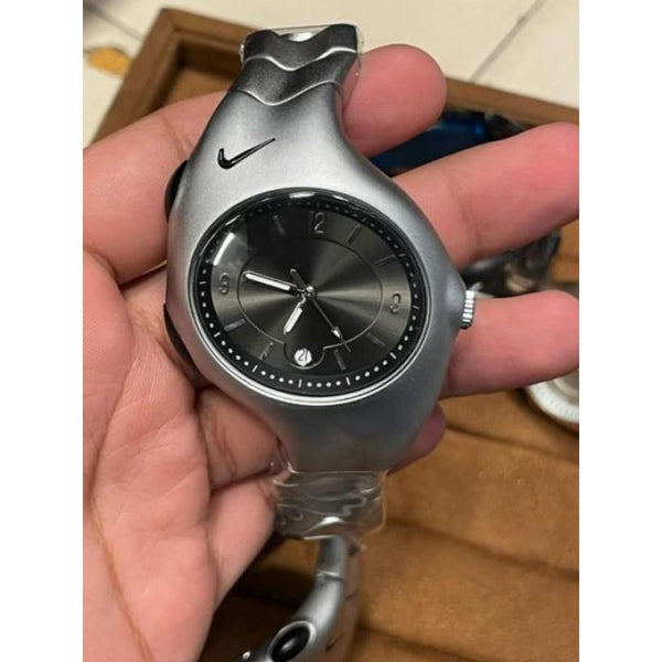 NIK KE TRIAX MATT SILVER BLACK 881