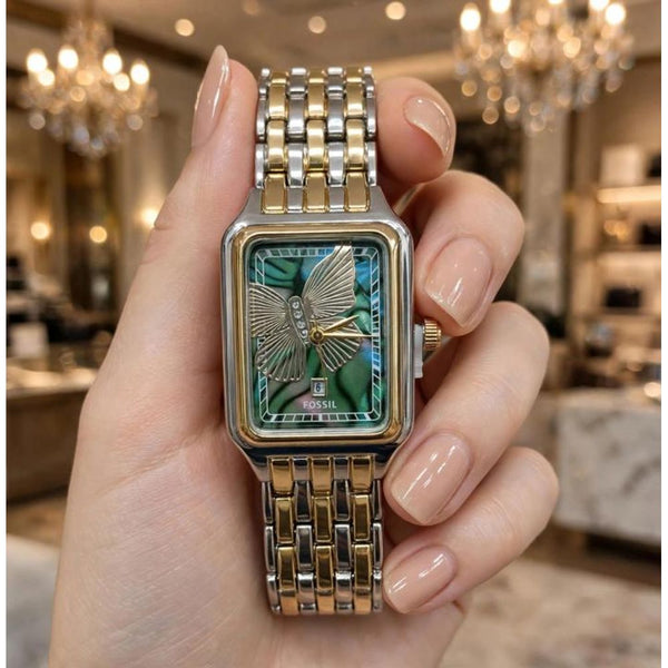 FOSIL RAQUEL BUTTERFLY TWO-TONE WATCH FOR HER 1052