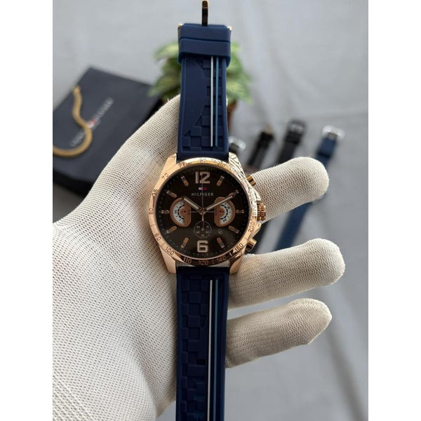 Tommy Decker All Chronograph Working Blue