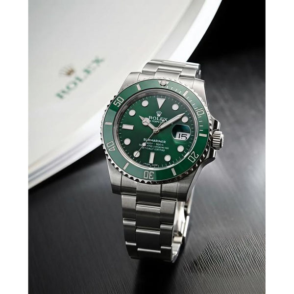 Rolee_x Oyster Perpetual Submarine Silver-Green