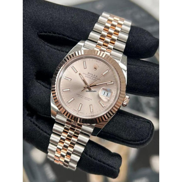 Rollex Oyster perpetual Date just Automatic Copper 482