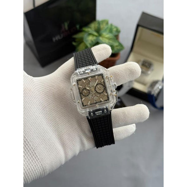 Hublot Bigbang Unico Square Transparent All Working W403