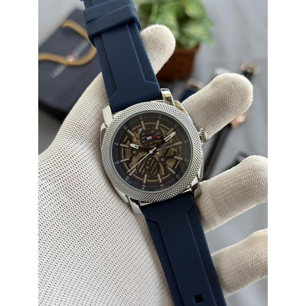 Tommmy Hilfiger Automatic Skeleton Blue