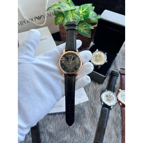 Emporio Arma_i Meccanico Black Gold Automatic W133