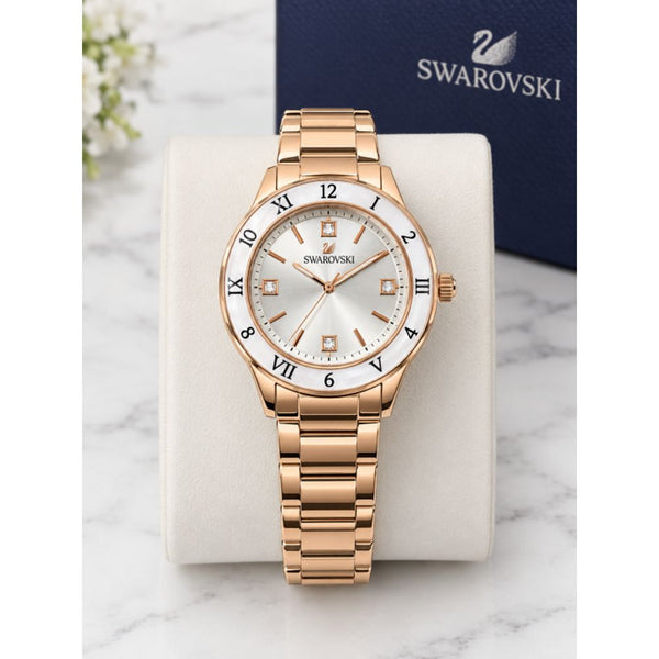 SWAROVSK DEXTERA LADY ANALOG ROSE WHITE 1047