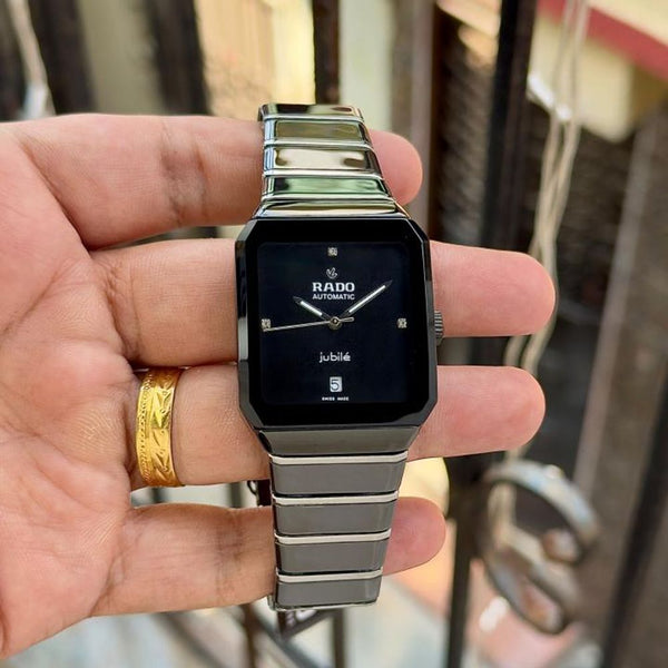 Raddo Anatom Automatic High-Tech Ceramic Watch 2 ton silver Black