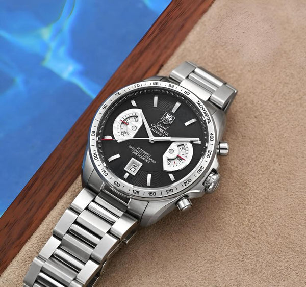 Tag Heuee_r carrera caliber 17 silver Black