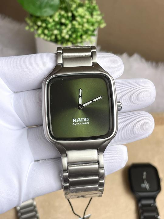 Raado True Square Silver Green Dial AT507