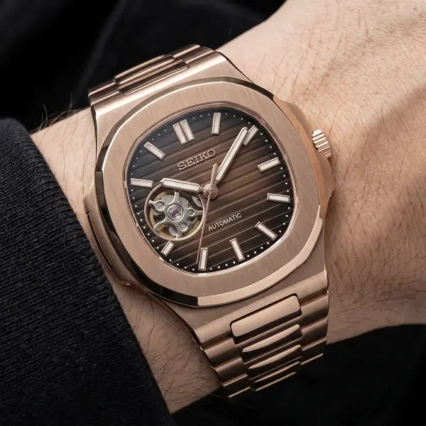 Seiko Mod Nautilus Automatic (Open back)