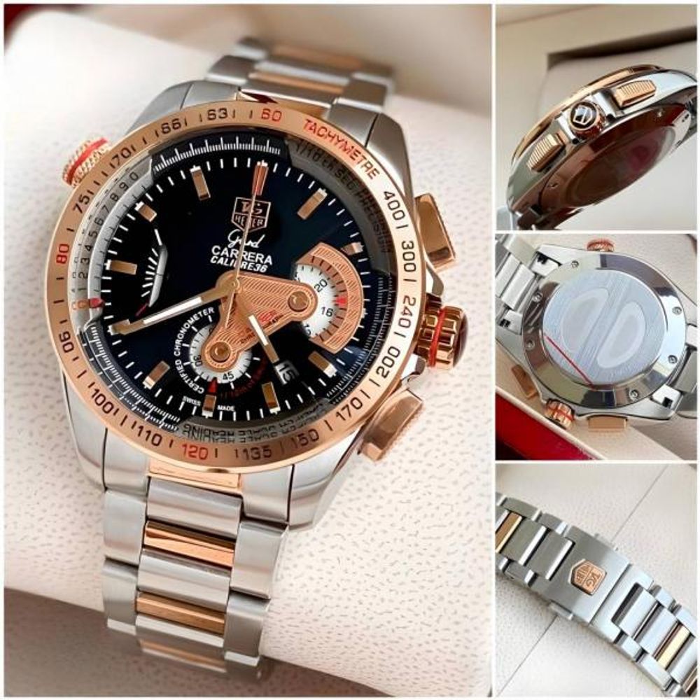 Tag Huer carrera Caliber 36 Japan 2 ton black