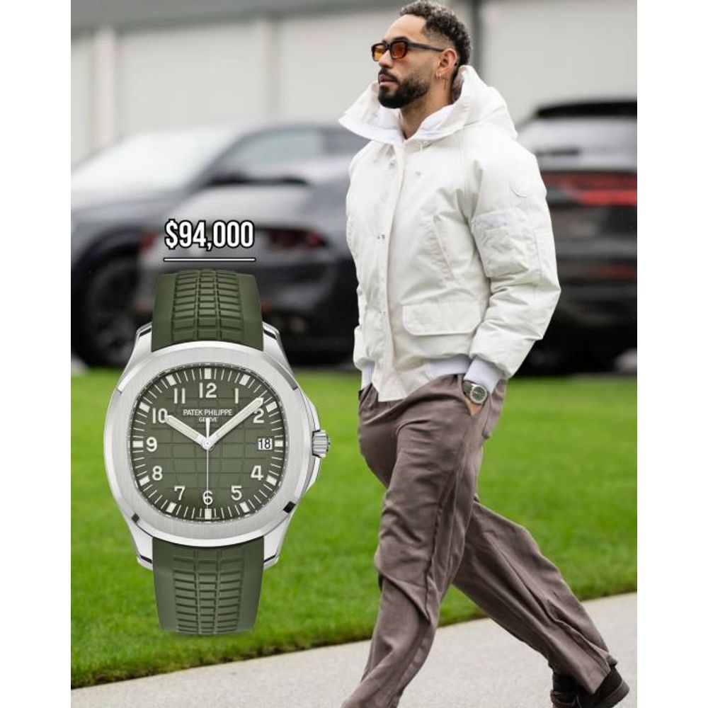 Pate_ek Philippe Aquanaut 5167R-001 Green silver Green