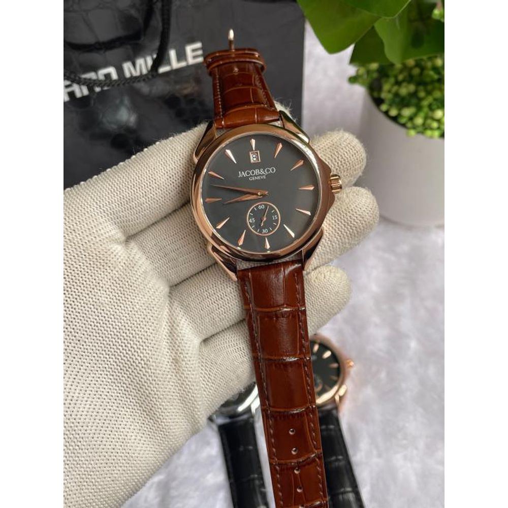 Jacob & Co Palatial Classic Brown Copper Black AT444