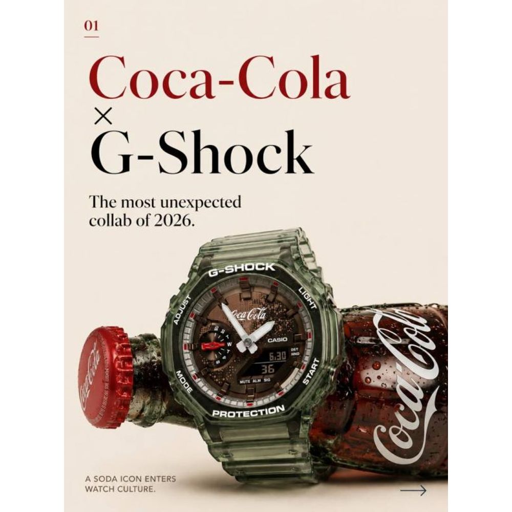 Casio G-Shock GA- 2100CC-3A Coca-Cola Collaboration