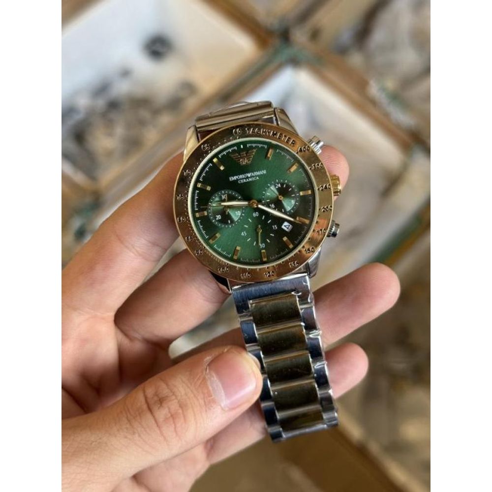 Emporio Arma i Chronograph (All working) Best Quality
