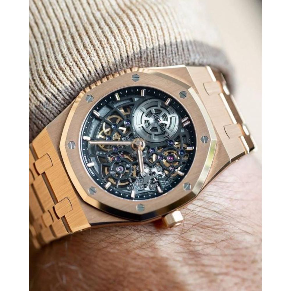 Audemar Piguet Royal Oak Jumbo Extra-Thin Openworked copper