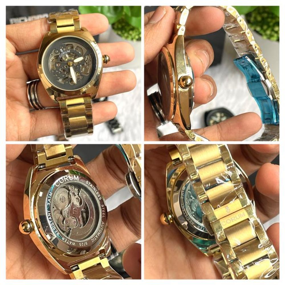 Corum Automatic Gold Black AT452