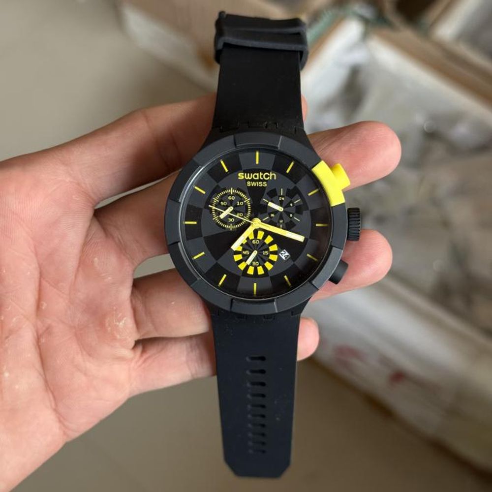 Omegha Swach Chronograoh (All Working)